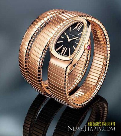 BVLGARI 宝格丽镶钻女士石英腕表